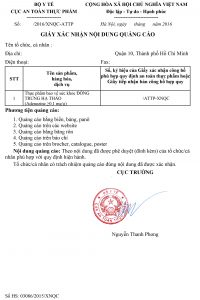 Read more about the article Điều kiện và thủ tục xin giấy phép quảng cáo mỹ phẩm