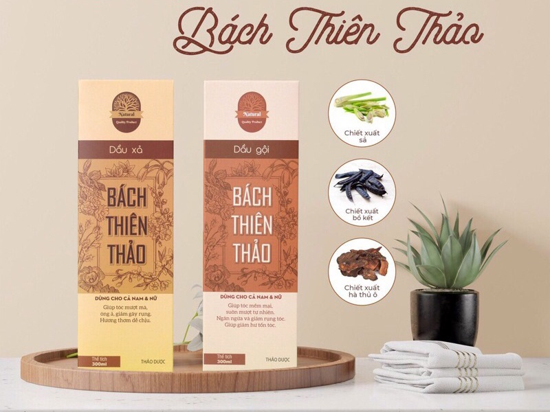 Dầu gội - Dầu xả thảo dược