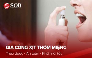 Read more about the article Chúng tôi nhận gia công xịt thơm miệng AN TOÀN – KHỬ MÙI TỐT!